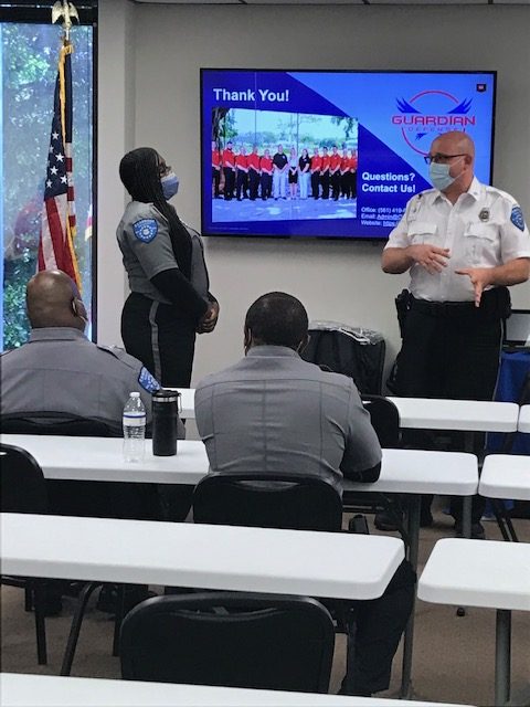 Security store guard training